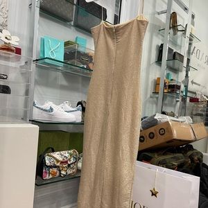 Gold Oh Polly strappy dress